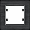 Ramka pojedyncza Aluminium Czarne Hager Lumina Passion - WL9013