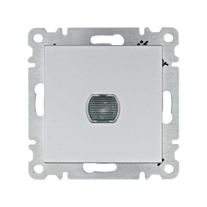 Ściemniacz przyciskowy 60-300W Srebrny Hager lumina - WL4032