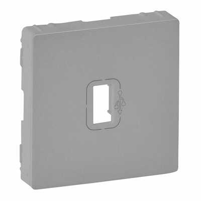 Plakietka gniazda USB 3.0 z przewodem Aluminium Legrand Valena Life - 754752
