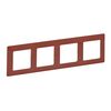 Ramka poczwórna Ceglasty Legrand Valena Life - 754074