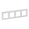 Ramka poczwórna Perłowy Legrand Valena Life - 754144
