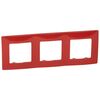 Ramka potrójna Czerwony Legrand Niloe - 665023