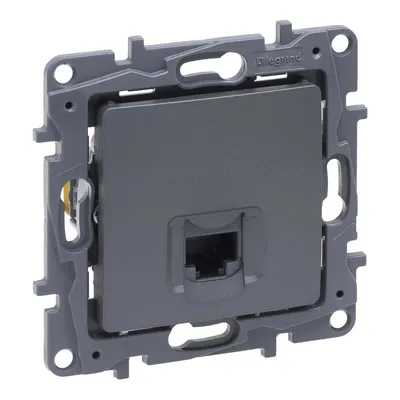 Gniazdo komputerowe pojedyncze RJ45, kat.5e Stal Legrand Niloe Selection - 762371, producent Legrand