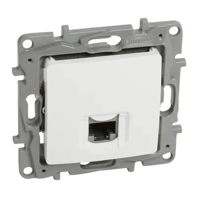 Gniazdo komputerowe pojedyncze RJ45, kat.5e białe Legrand Niloe Selection - 764571