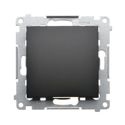 Łącznik krzyżowy Simon 54 w kolorze czarny mat, bez piktogramu, 10AX, model DW7.01/X/49