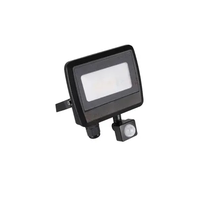 Naświetlacz LED Kanlux ANTEM LED 20W z czujnikiem ruchu, neutralna barwa światła, moc 1600lm, IP-44, kolor czarny.
