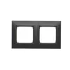 Ramka podwójna Czarny mat Simon 54 Premium - DR2/49