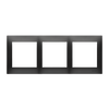 Ramka potrójna Czarny mat Simon 54 Premium - DR3/49