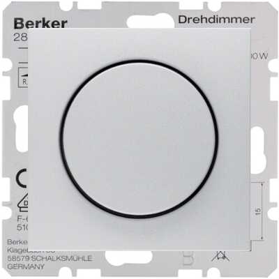 Roszerzenie ściemniacza LED komfort do układu schodowego Alu mat Berker B.3/B.7