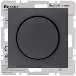 Roszerzenie ściemniacza LED komfort do układu schodowego Antracyt mat Berker B.3/B.7