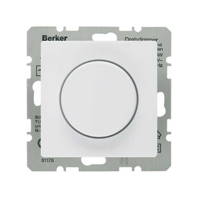 Roszerzenie ściemniacza LED komfort do układu schodowego Biały aksamit Berker Q.1/Q.3/Q.7