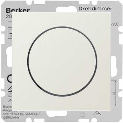 Roszerzenie ściemniacza LED komfort do układu schodowego Kremowy połysk Berker B.Kwadrat