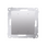 Sterownik oświetleniowy pojedynczy SWITCH WiFi Srebrny mat Simon 54 GO - DEW1W.01/43