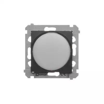 Sygnalizator świetlny LED - światło białe Czarny mat - DSS1.01/49 Simon 54