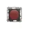 Sygnalizator świetlny LED - światło czerwone Czarny mat - DSS2.01/49 Simon 54