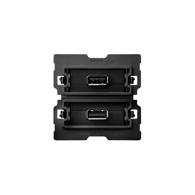 Gniazdo USB podwójne 2.0 typ A (mechanizm) Simon 100 - 10000562-039