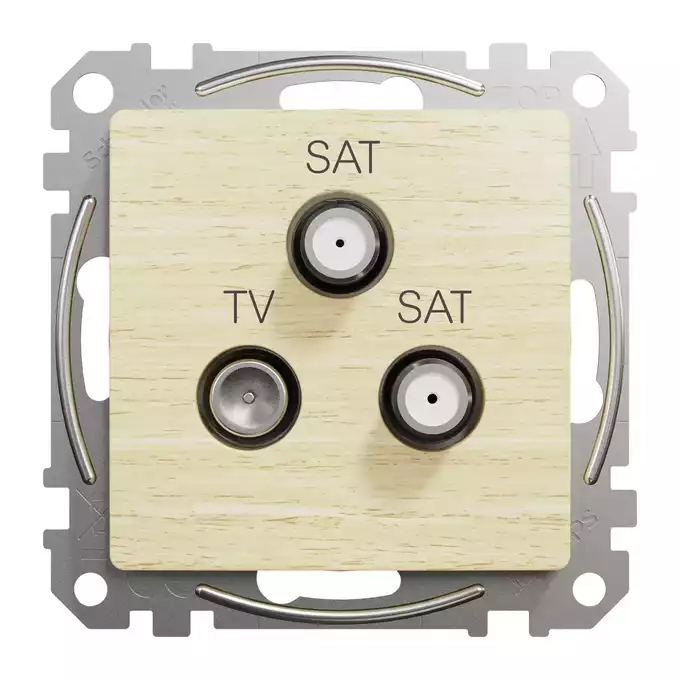 Gniazdo antenowe TV-SAT-SAT końcowe Brzoza Schneider Sedna Elements - SDD180481S