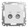 Gniazdo antenowe TV-SAT końcowe Biały Schneider Sedna Design&amp;Elements - SDD111471S