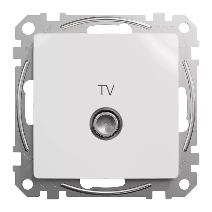 Gniazdo antenowe TV końcowe Biały Schneider Sedna Design&amp;Elements - SDD111471