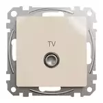 Gniazdo antenowe TV przelotowe (7dB) Beżowy Schneider Sedna Design&amp;Elements - SDD112474
