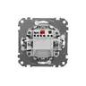 Gniazdo bryzgoszczelne IP44 Srebrne Aluminium Schneider Sedna Design&amp;Elements - SDD213023