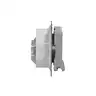 Gniazdo bryzgoszczelne z przesłonami IP44 Srebrne Aluminium Schneider Sedna Design&amp;Elements - SDD213013