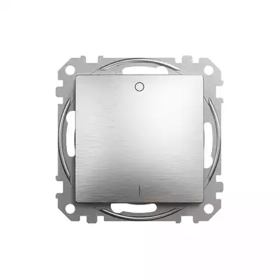 Łącznik dwubiegunowy 10AX Szczotkowane Aluminium Schneider Sedna Elements - SDD170102