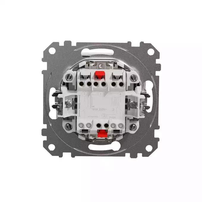 Łącznik dwubiegunowy z sygnalizacją załączenia 16AX Biały Schneider Sedna Design&amp;Elements - SDD111162N