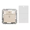 Łącznik hotelowy mechaniczny Beżowy Schneider Sedna Design&amp;Elements - SDD112121