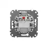 Łącznik jednobiegunowy Czarny Antracyt Schneider Sedna Design&amp;Elements - SDD114101