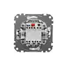 Łącznik jednobiegunowy IP44 Czarny Antracyt Schneider Sedna Design&amp;Elements - SDD214101