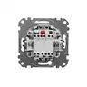 Łącznik jednobiegunowy Szczotkowane Aluminium Schneider Sedna Elements - SDD170101