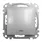 Łącznik jednobiegunowy z podświetleniem Srebrne Aluminium Schneider Sedna DesignElements - SDD113101L