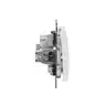 Łącznik jednobiegunowy z sygnalizacją załączenia Biały Schneider Sedna Design&amp;Elements - SDD111101N