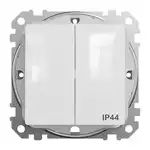 Łącznik podwójny, świecznikowy IP44 Biały Schneider Sedna Design&amp;Elements - SDD211105