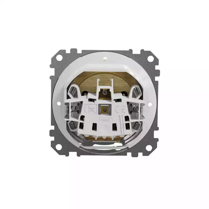 Łącznik podwójny, świecznikowy IP44 Szczotkowane Aluminium Schneider Sedna Elements - SDD270105