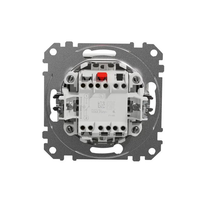 Łącznik schodowy 10AX 250V Schneider Electric Sedna Design&amp;Elements SDD111106 - widok mechanizmu