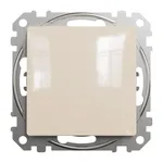 Łącznik schodowy 10AX beżowy Schneider Sedna Design&amp;Elements SDD112106 z metalowym mechanizmem.
