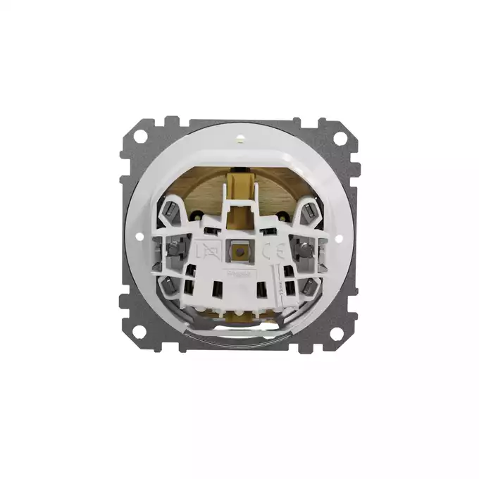 Łącznik schodowy IP44 Szczotkowane Aluminium Schneider Sedna Elements - SDD270106