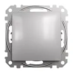 Łącznik schodowy Schneider Sedna Design&amp;Elements SDD113106, 10AX, wykończenie ze szczotkowanego aluminium, z mechanizmem.
