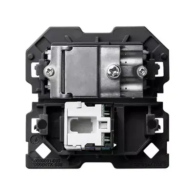 Mechanizm gniazda antenowego R/TV-SAT zakończeniowego i komputerowego RJ45 kat.6 Simon 100