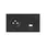 Panel podwójny gniazdo pojedyncze + ściemniacz + ładowarka USB (lewa strona) Czarny mat Simon 100 - 10020231-238