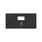 Pokrywa gniazda USB pojedynczego Czarny mat Simon 100 - 10001091-238