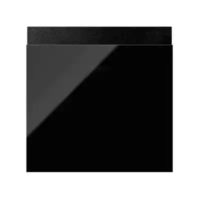 Pokrywa łącznika uniwersalnego-schodowego na kartę Czarny połysk Simon 100 - 10000078-138