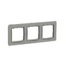 Potrójna ramka na gniazda Schneider Electric Sedna Elements w kolorze betonowym, model SDD390803.