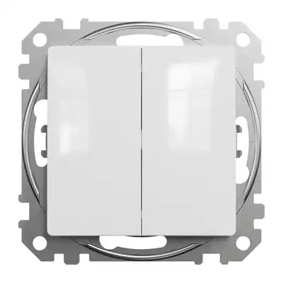 Przycisk podwójny zwierny Biały Schneider Sedna Design&amp;Elements - SDD111118
