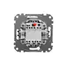 Przycisk schodowy Srebrne Aluminium Schneider Sedna Design&amp;Elements - SDD113116