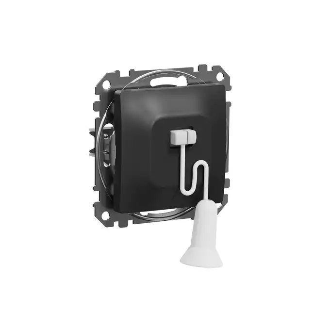 Przycisk z cięgnem Czarny Antracyt Schneider Sedna Design&amp;Elements - SDD114122