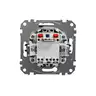 Przycisk zwierny Czarny Antracyt Schneider Sedna Design&amp;Elements - SDD114111