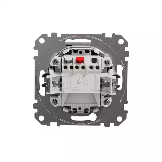 Przycisk zwierny Srebrne Aluminium Schneider Sedna Design&amp;Elements - SDD113111
